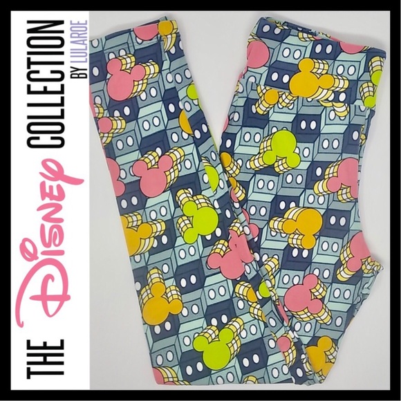 LuLaRoe Pants - LuLaRoe Disney Mickey Mouse OS Leggings One Size